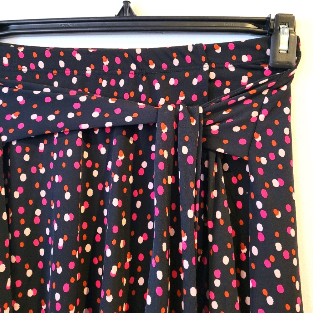 Leota Polka Dot Wrap Skirt - Picture 2 of 9